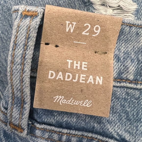 Madewell Dad Jeans - size 29. Sizing on this style runs big. New with tags. - Picture 5 of 9